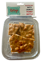 Betsy's Fancy Fudge Homemade Crunchy Nutty Peanut Brittle, Gluten Free Candy. 8 oz in 2 pkgs