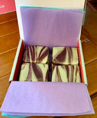 CHOCOLATE MINT SWIRL FUDGE.